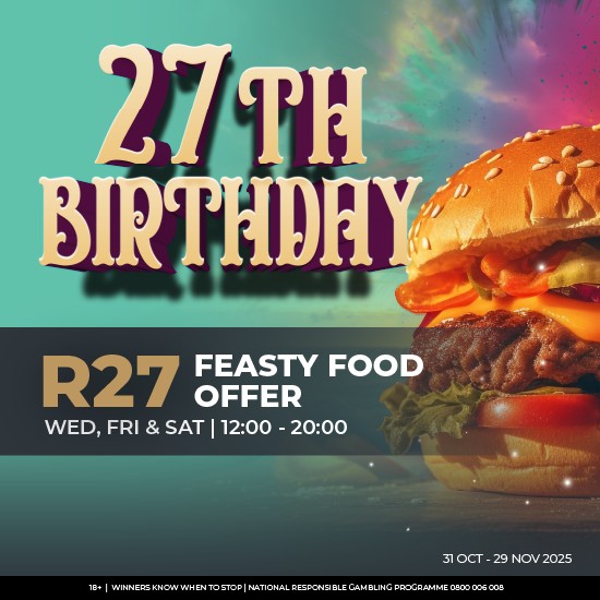 Birthday R27 Feasty Food