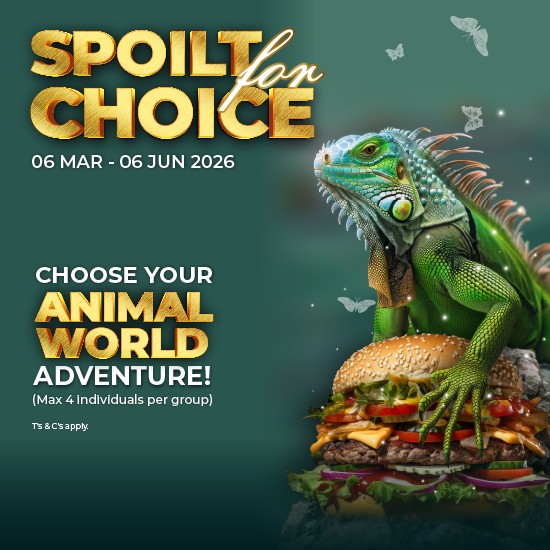 Spoilt for Choice @ Animal World